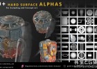 150组游戏机甲机器人硬表面Alphas贴图合集Artstation – 150+ Hard Surface/ Prop Alphas
