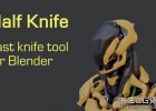 Blender插件-快速刀切割建模工具Gumroad Half Knife v1.2.6