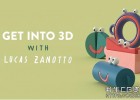 C4D教程-三维抽象表情角色场景循环动画制作Cinema 4D教程MDS Get into 3D with Lucas Zanotto