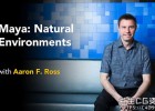 Maya自然场景建模雕刻和着色渲染教程含英文字幕Lynda – Maya: Natural Environments