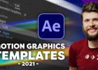 AE创建PR运动图形Mogrt模板教程(含英文字幕+工程文件)Create Motion Graphics Templates with Adobe After Effects