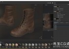 逼真靴子皮革材质制作教程Gumroad – Texturing Realistic Leather in Substance Painter Mini Course