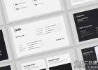 AE模板-简洁大方平面设计师个人简历自我介绍动态图形展示模板Portfolio - Resume
