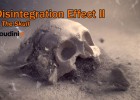 第二季Houdini骷髅头破碎粒子消散刚体模拟特效教程CG Circuit Disintegration Effect II