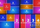 中文汉化FCPX插件-86个带有多屏幕框架视频画面分割动态分屏预设效果,支持M1