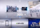 AE模板-简约三维空间时间线幻灯片图片展示公司标志介绍模板Clean Logo Intro