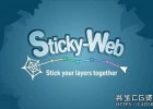 AE脚本-多图层快速父子链接锚点调整卡通角色绑定脚本Sticky-Web V1.0 Win/Mac+使用教程