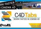 Cinema 4D插件-项目标签选项卡快速切换插件3Dtoall C4D Tabs v1.3