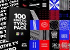 中文版FCPX插件-100种创意海报文字标题排版设计动态背景循环动画 Kinetic Typography Pack
