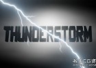 Blender中文版插件-慢动作闪光云雨迅雷雷暴下雨特效插件Thunderstorm Add-On v1.2- Create Lightnings, Clouds And Rain