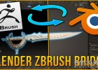 Blender/Zbrush互导桥接插件-三维模型无缝导入导出插件Blender to Zbrush Bridge+使用教程
