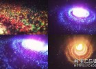 Particular插件制作宇宙星云粒子Logo标志开场特效AE模板 The Universe Logo