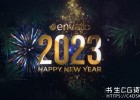 2023绚丽烟花粒子10秒倒计时新年跨年开场片头动画AE模板New Year Countdown