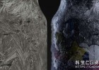 10张4K表面缺陷冰霜黑白纹理贴图Surface Imperfections Frost