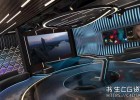 E3D插件制作三维虚拟工作室新闻演播室背景天气预报AE模板Virtual Studio MBT