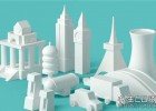 GSG三维模型包-7套456个未来界面广播设计霓虹灯日常小装饰品3D模型