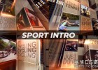 AE模板-Sport Intro金属质感立方体新闻栏目包装片头开场动画