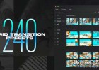 PR脚本-240个画面网格分割切换转场过渡预设Grid Transitions for Premiere Pro MYFX v3.1.2