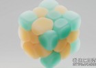 C4D柔体动力学形状填充立方体动画教程New C4D Soft Body Dynamics, Filling a Cube with Shapes
