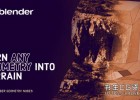 Blender几何节点自动地形三维山脉岛屿生成预设Blender Auto Terrainer