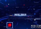 AE模板-科技感数字游戏宣传预告片发布介绍模板Digital Intro