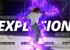 达芬奇模板-火焰冲击波爆炸时间冻结静止定格特效模板Freezed Explosion Effect