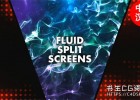 FCPX中文版插件-56个丝滑流体果冻弹跳偏移动效视频分屏拼贴效果预设