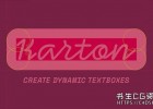 AE脚本-一键生成动态文本框字幕条动画脚本AEscripts Karton V2.0.2 +视频教程