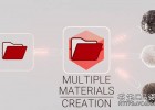 C4D RS渲染器多材质创建生成插件Cinema 4D Redshift | Multiple Material Creation | SMC v1.3.8 Plugin