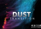 AE插件-炫酷灰尘粒子特效溶解飞散转场过渡插件Aescripts Dust Transition V1.1.0 Win+中文字幕教程