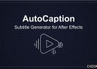 AE脚本-人工智能将音频/视频自动转换为样式字幕动画脚本AutoCaption V4.3.0