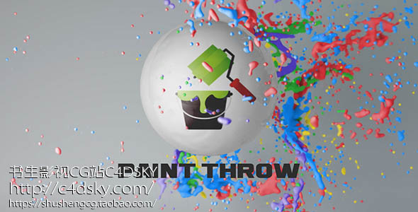 Videohive Paint Throw, color, cover, decorate, dye, liquid, paint, pigment, sphere, splatter, stain, swirl, throw, wash, wet, wipe