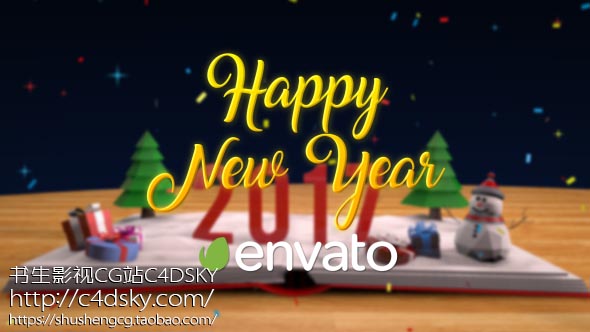 AE模板免费下载; 书生C4DSKY;Videohive Christmas 4K, book, christmas, greetings, happy new year, holiday, intro, logo, merry christmas, opener, pop-up book, snow, winter, xmas