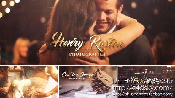 AE模板免费下载; 书生C4DSKY;Videohive Wedding Intro，bokeh, family, gold, light, love, romantic, simple, slideshow, title, trailer, valentine, wedding, wedding opener, wedding slideshow, wedding trailer