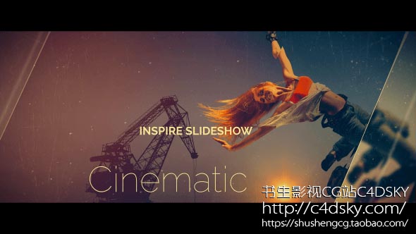 AE模板免费下载; 书生C4DSKY;Videohive Cinematic Slideshow,cinema, cinematic, elegant, epic, inspire, intro, modern, opener, photo, showreel, slideshow, trailer