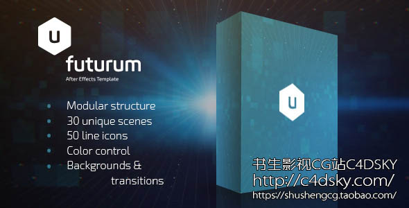 AE模板特色标签:业务、公司、企业、数字化,介绍,产品、科幻、服务、软件、结构、时间表Futurum Presentation Pack, business, company, corporate, corporation, digital, introduction, it, package, presentation, product, sci-fi, service, software, structure, timeline
