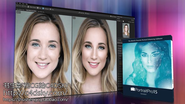 Portrait Professional Standard V15.4.1是一款专注于人物磨皮(降噪)的人像美化软件,也是世界上最畅销的磨皮软件。 快速直观，PortraitPro智能地增强了人物的每一个方面，以获得更漂亮美丽的效果。