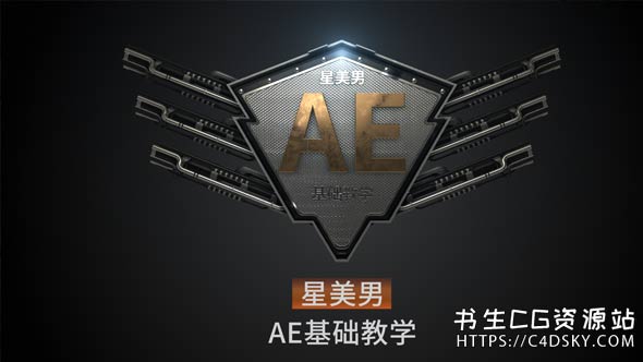 AE入门宝典!《星美男AE基础教学》带案例手把手教,小白也能快速上手!