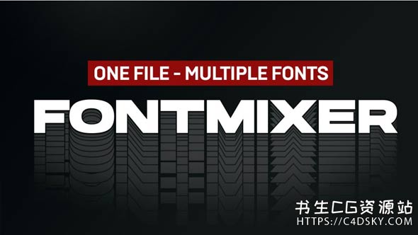 AE/PS/AI字体管理预览脚本 FontMixer V1.0 + 使用教程