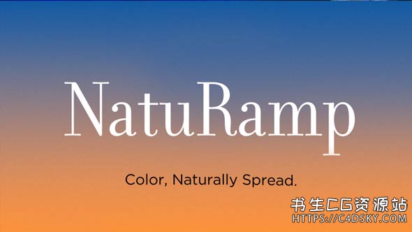 中文汉化AE插件-自然非线性颜色渐变生成插件 NatuRamp V1.0 Win + 使用教程