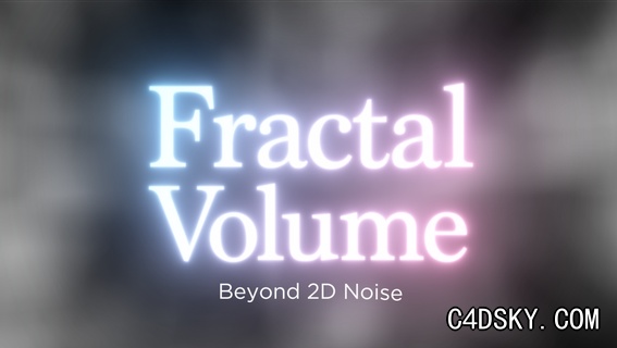 中文汉化AE插件-GPU加速三维分形噪波体积云生成插件 Fractal Volume V1.0.0 Win/Mac