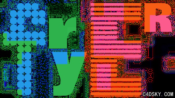 中文汉化AE插件-故障失真色彩偏移数字损坏特效插件Zaebects Fryer v1.0